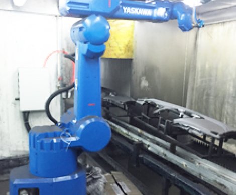 Robot Spraying Line